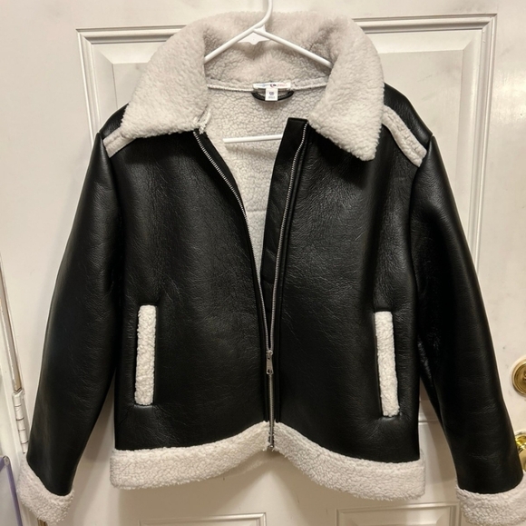 Sugar & Jade Lightweight Faux Leather Jacket - Size XXL 20/22 - Picture 1 of 4